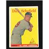 Image 1 : 1958 TOPPS BASEBALL NO. 106 DICK SCHOFIELD