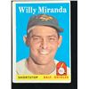 Image 1 : 1958 TOPPS BASEBALL NO. 179 WILLIE MIRANDA