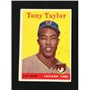 Image 1 : 1958 TOPPS BASEBALL NO. 411 TONY T AYLOR