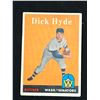 Image 1 : 1958 TOPPS BASEBALL NO. 156 DICK HYDE
