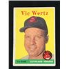 Image 1 : 1958 TOPPS BASEBALL NO. 170 VIC WERTZ