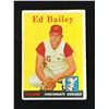 Image 1 : 1958 TOPPS BASEBALL NO. 330 ED BAILEY