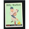 Image 1 : 1958 TOPPS BASEBALL NO. 143 BILLY MUFFETT