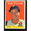 Image 1 : 1958 TOPPS BASEBALL NO. 315 BOB FRIEND