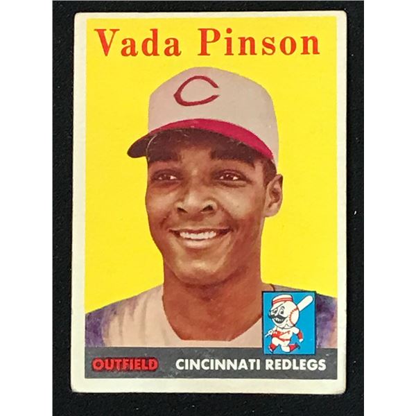 1958 TOPPS BASEBALL NO. 420 VADA PINSON