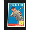 Image 1 : 1958 TOPPS BASEBALL NO. 202 WOODY HELD