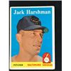 Image 1 : 1958 TOPPS BASEBALL NO. 217 JACK HARSHMAN