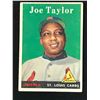 Image 1 : 1958 TOPPS BASEBALL NO. 451 JOE TAYLOR