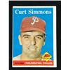 Image 1 : 1958 TOPPS BASEBALL NO. 404 CURT SIMMONS