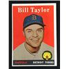 Image 1 : 1958 TOPPS BASEBALL NO. 389 BILL TAYLOR