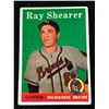 Image 1 : 1958 TOPPS BASEBALL NO. 283 RAY SHEARER