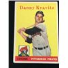 Image 1 : 1958 TOPPS BASEBALL NO.444 DANNY KRAVITZ