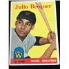 Image 1 : 1958 TOPPS NO. 458 JULIO BECQUER