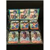 Image 1 : DEVON WHITE/RAPHAEL PALMEIRO/BJ SURHOFF ROOKIE CARD LOT X 9