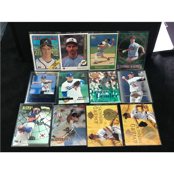 GREAT LOT OF HOF PITCHERS AND ROOKIE CARDS X 12