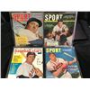 Image 1 : LOT OF 4 1950'S "SPORT" MAGAZINE BASEBALL COVERS