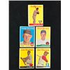 Image 1 : 1958 TOPPS BASEBALL X 5