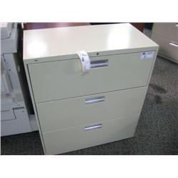 Hon 3 Drawer Lateral File Cabinet