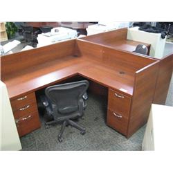 Autumn Cherry Reception Desk