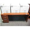 Image 1 : Autumn Cherry Single Pedestal Desk