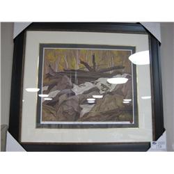 Print "below Ragged Falls " By Aj Casson