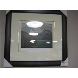 Print "mountains & Lake" By L. Harris .