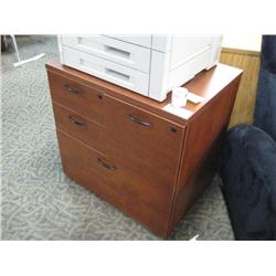 Cherry 4 Drawer Storage Cabinet