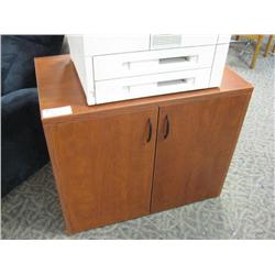 Cherry 2 Drawer Storage Cabinet