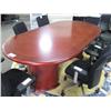 Image 1 : Cherry Burled 8 Ft Boardroom Table