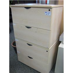 Mapl;e 4 Drawer Lateral File Cabinet