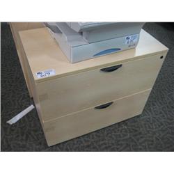 Maple 2 Drawer Lateral File Cabinet