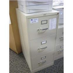 Hon 3 Drawer Letter File Cabinet