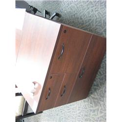 Mahogany 4 Drawer Storage Cabinet