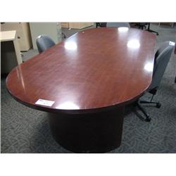 Mahogany 8ft Boardroom Table