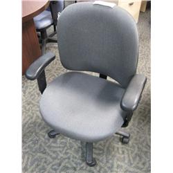 Grey Patterened Task Chair