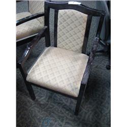 2 Mahogany Framed Client Chairs