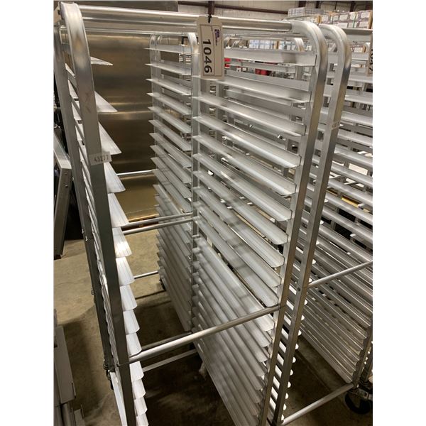 ALUMINUM 20 TRAY MOBILE COMMERCIAL BAKERS RACK