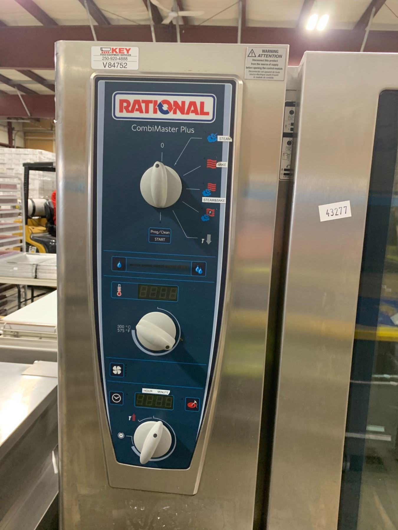 RATIONAL COMBIMASTER PLUS CMP 202G STAINLESS STEEL COMMERCIAL SELF