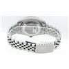 Image 9 : Rolex Mens Stainless Steel Diamond Lugs Black Diamond & Sapphire Datejust Wristw