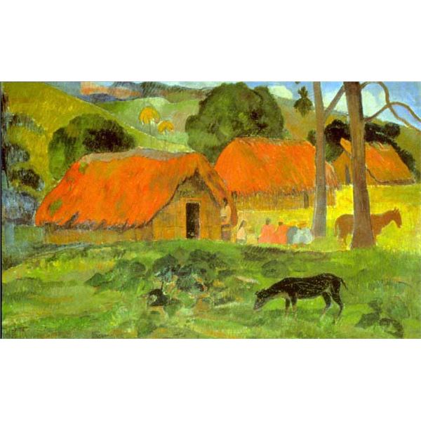 Paul Gauguin - Le Trois Huttes