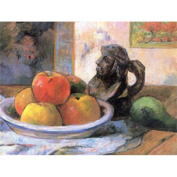 Paul Gauguin - Still Life with Apples, Pears and Krag