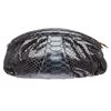 Image 1 : MCM Navy Blue Python Snakeskin Clutch Bag