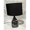 Image 1 : Black Flower Print Lamp