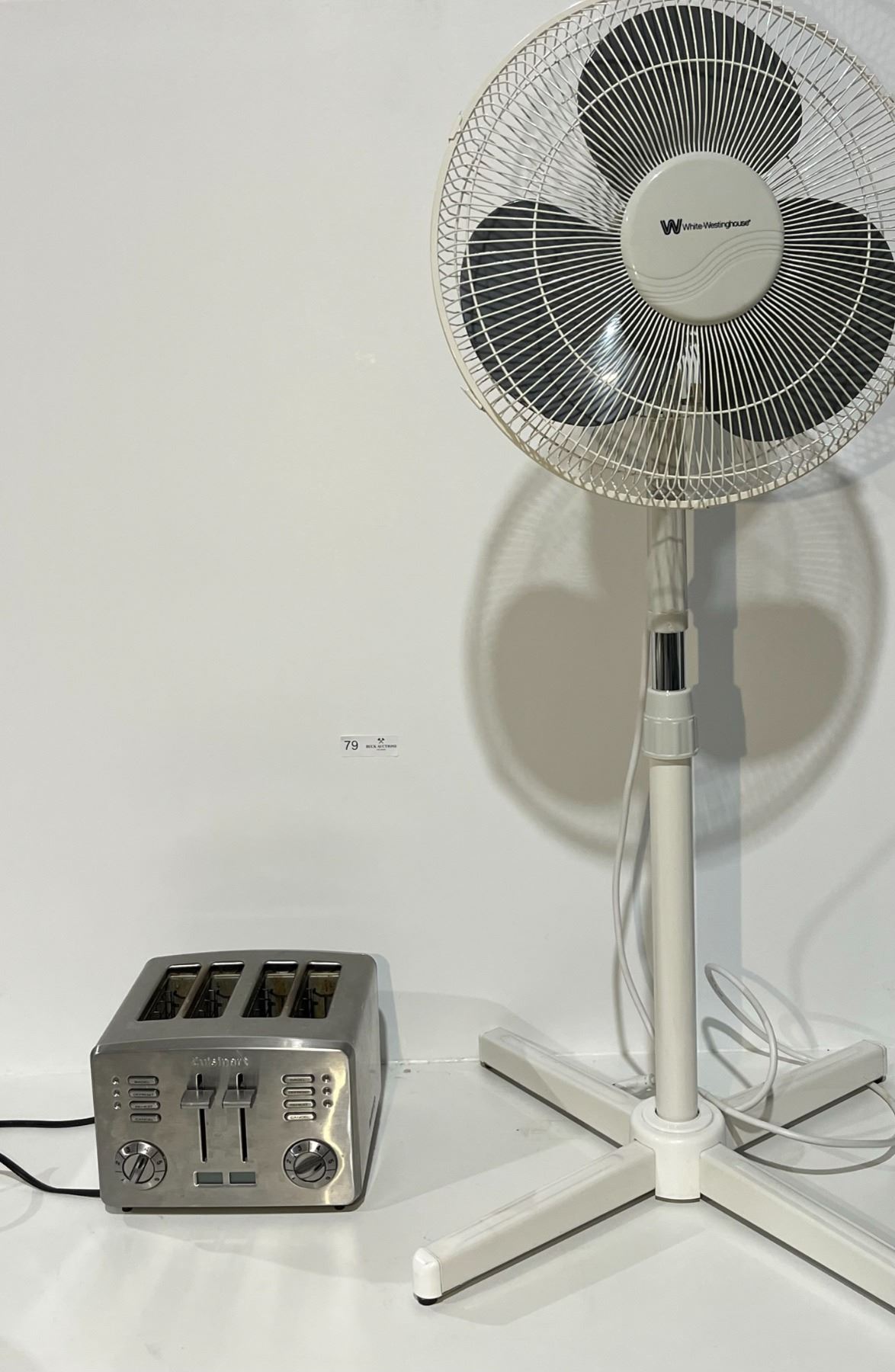 Toaster Fan Cuisinart 4-Piece Toaster and White-Westinghouse Oscillating Tower Fan ...