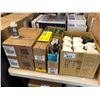 Image 1 : LOT OF ASSORTED FILTER HOUSINGS, HOSE ATTACHMENTS, MICE TRAPS, OUT DOOR CLEANER AND ROOT FARM BASE