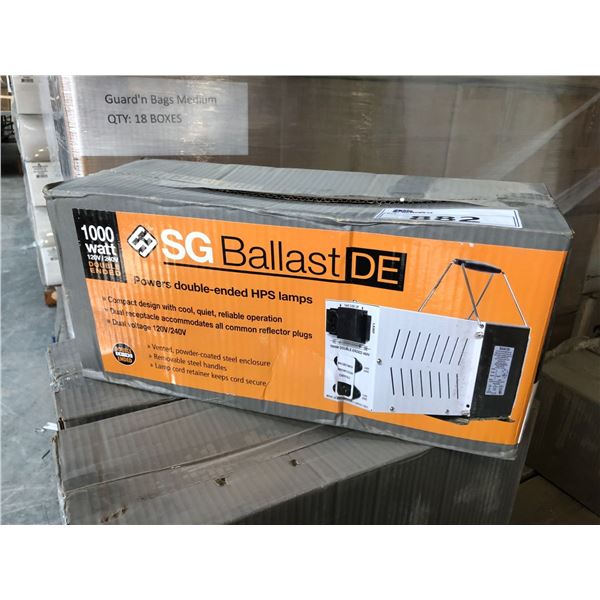 HYDRO FARM SGO100DE SG 1000W 120-240V DE BALLAST DOUBLE ENDED