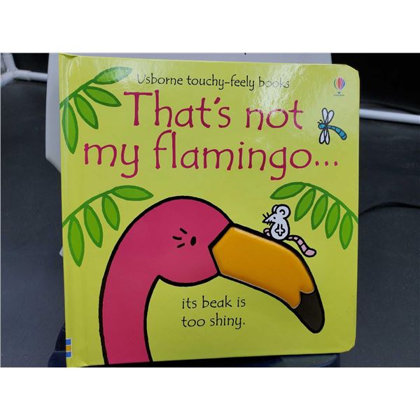 Usborne Touchy-Feely Books "That's Not My Flamingo"