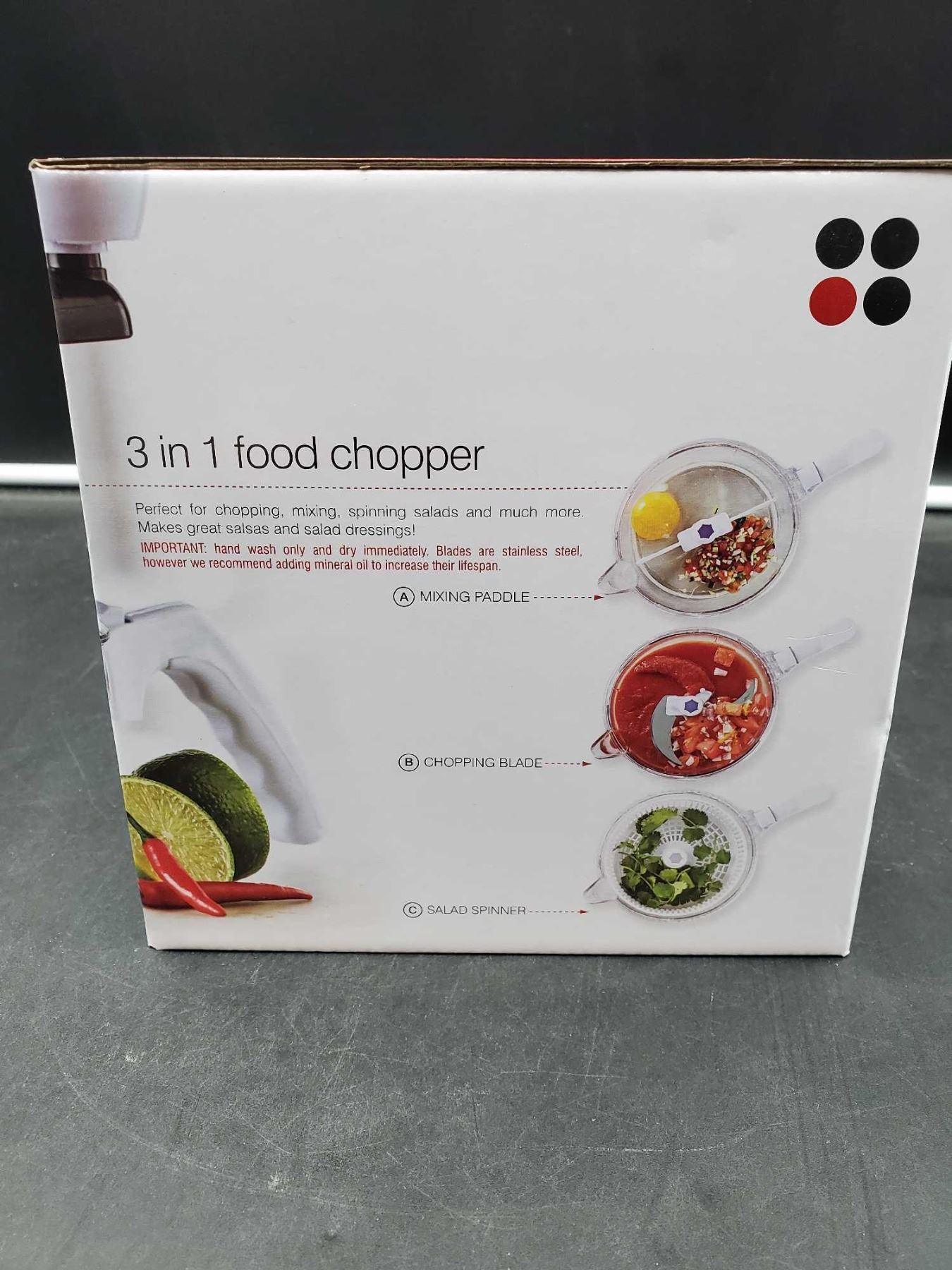 Think Kitchen Machine Think Kitchen 3 in 1 Food Chopper