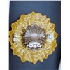 Image 2 : Stokes Decorative Sunflower Dessert Glass Plate (21cm x 6)