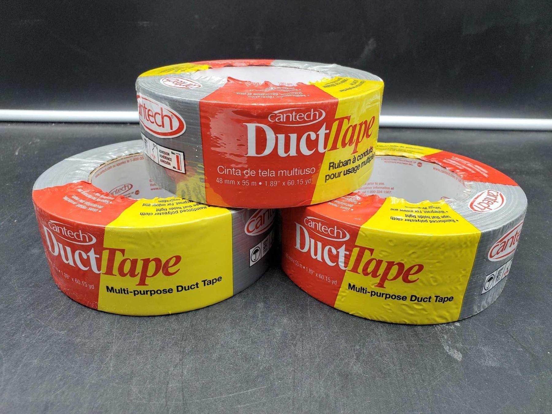 Cantech Duct Tape Multi-Purpose (3 x 48mm x 55mm)
